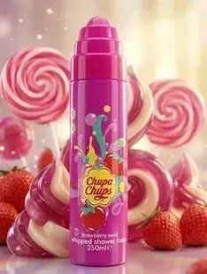 Піна для душу Chupa Chups Strawberry Swirl, 250 мл 587 фото