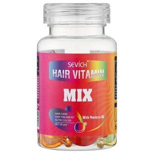 Капсули для волосся мікс олійка Вітамінний комплекс SEVICH HAIR VITAMIN MIX - 30 шт. 507 фото