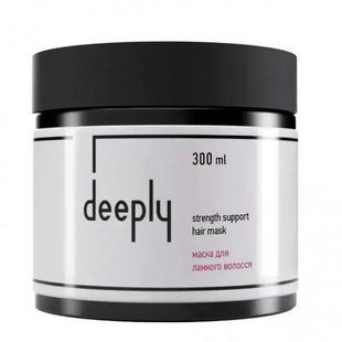 Маска для ламкого волосся deeply strength support hair mask 300 мл 1462 фото